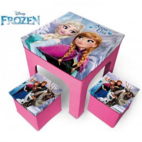 Javoli Game Storage Puff (2 St?ck) + Tisch Disney frozen