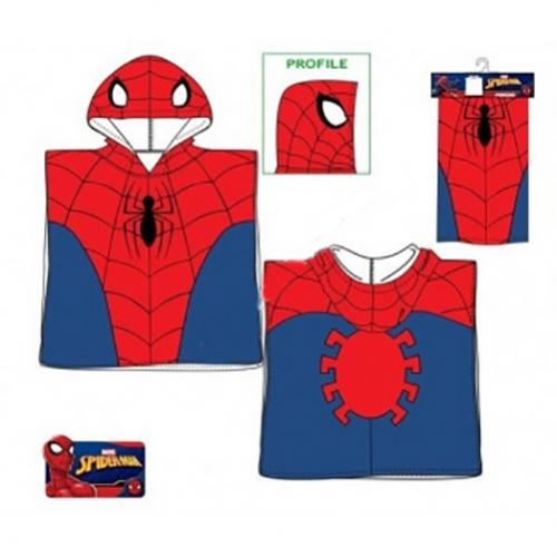 Textiel Trade Badeponcho Frottee mit Kapuze - Auswahl: Spiderman