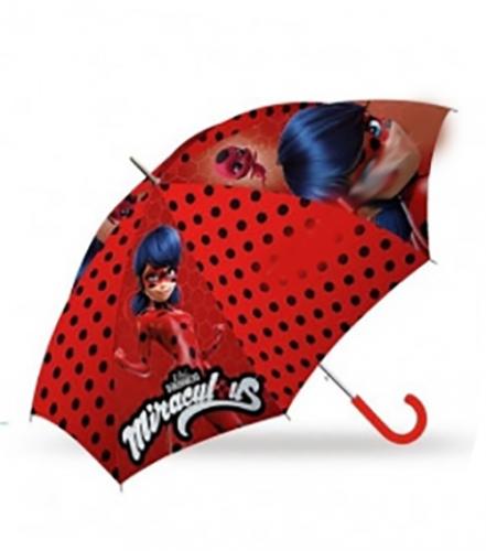 Textiel Trade Regenschirm fr Kinder Stockschirm Shimmer and Shine Miraculous Ladybug - Auswahl: Miraculous Ladybug