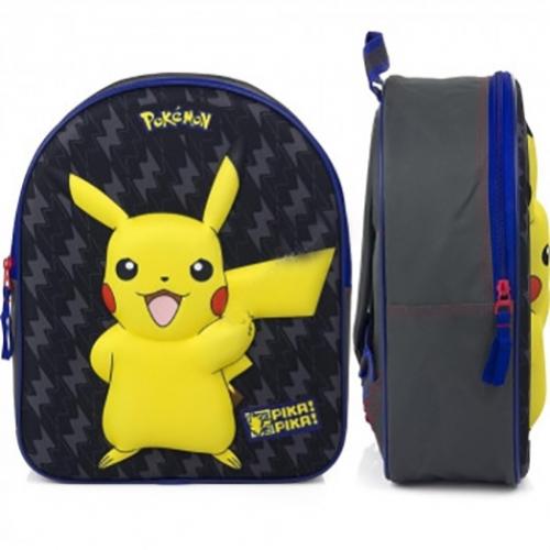 Textiel Trade Pokemon 3D rucksack Pikachu Pika