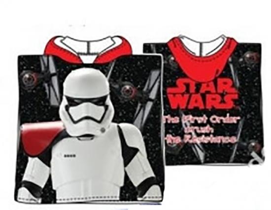 Textiel Trade Badeponcho Frottee mit Kapuze - Auswahl: Star Wars Stormtrooper