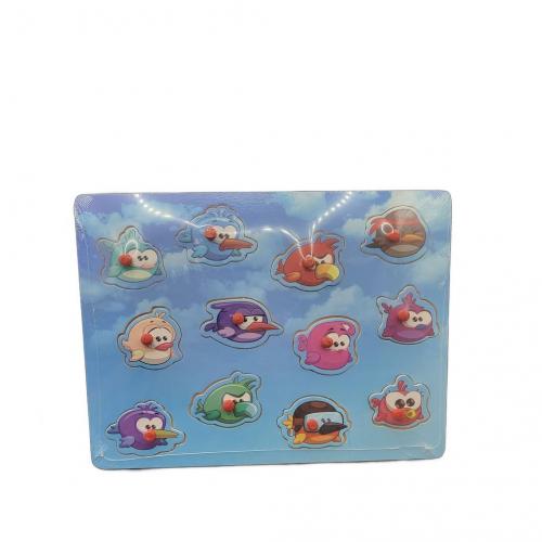 Angry Birds Puzzle Holz 12 sortiert 30x22,5cm