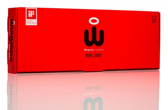 Wingman Condom - Farbe: transparent - Aroma: ohne, Eigengeruch - Menge: 12Stck
