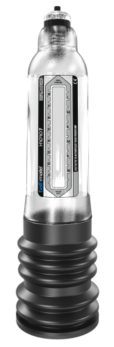 Bathmate Hydro7 Penispumpe mit Wasser - Farbe: transparent