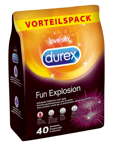 Durex Fun Explosion - Farbe: transparent - Menge: 40Stck
