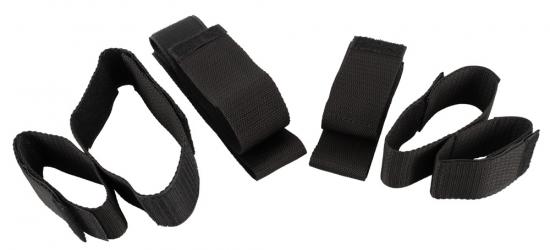Bad Kitty Arm & Leg Restraints - Farbe: schwarz