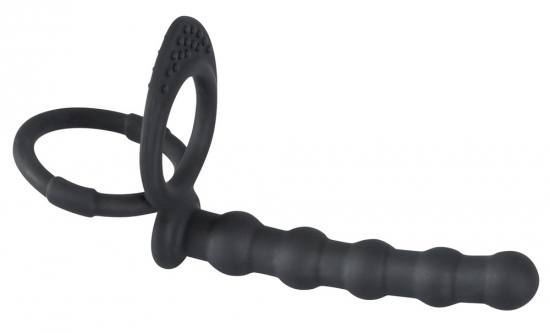 Black Velvets Cock & ball ring - Farbe: schwarz