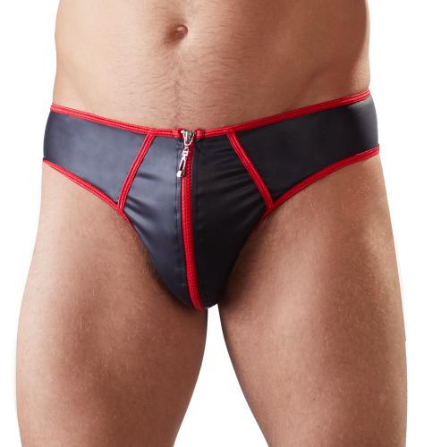 Svenjoyment Slip royal schwarz (rot/blau) - Farbe: rot - Gr��e: S