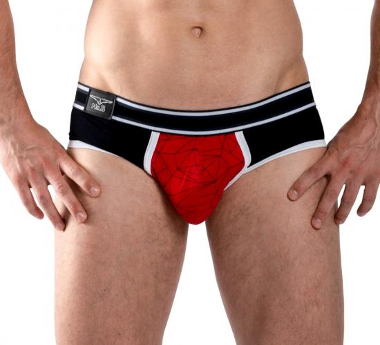 Mister B Urban Castro Brief Soma Jock - Typ: Castro Brief - Farbe: rot - Gre: XL
