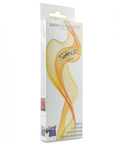 Sheer Glyde Dams Latextcher 4 Stck - Auswahl: Wildberry