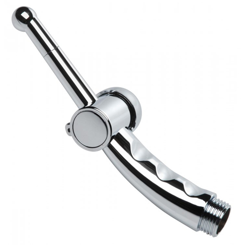 CleanStream Duschreinigungsdse mit Durchflussregler - Farbe: Silber