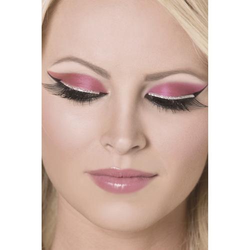 Fever Lange Wimpern in Schwarz mit Glitter - Farbe: Schwarz