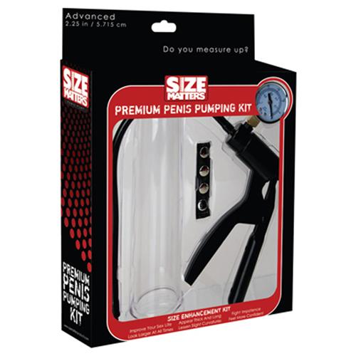 Size Matters The Premium Pumping Kit Penis-Pumpe - Klein - Farbe: Durchsichtig