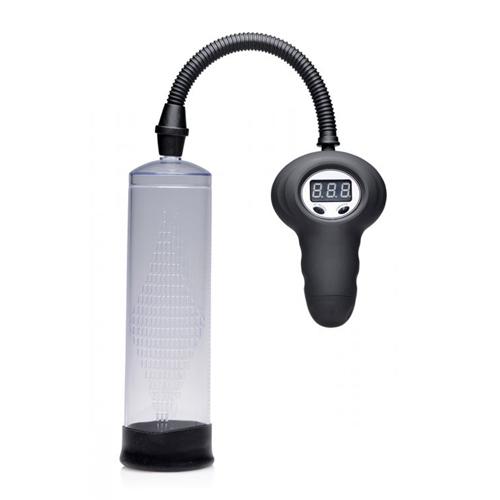Size Matters Automatische Digitale Penispumpe - Farbe: Durchsichtig