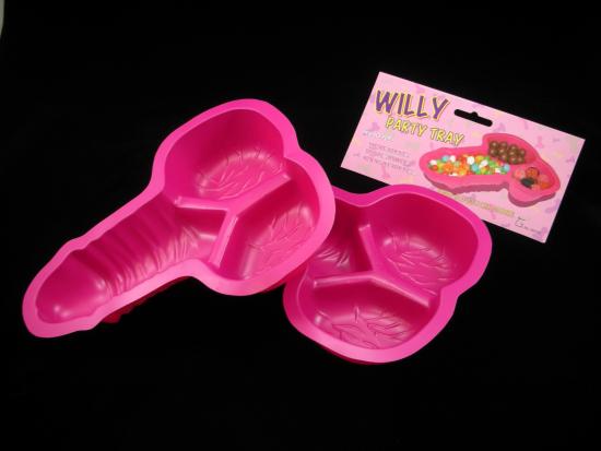 Seven Creations Willy Party Tray (2 Stk.) - Farbe: Rot