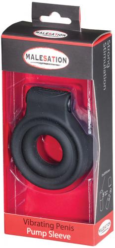 MALESATION Vibrating Penis Pump Sleeve - Farbe: Schwarz
