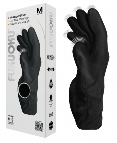 Fukuoku Glove Massage-Handschuh - Farbe: Schwarz
