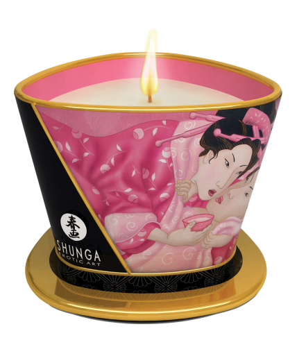 Shunga Massage Candle Aphrodisia/Rose Petals 170ml