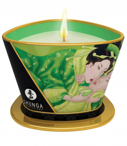 Shunga Massage Candle Znitude/Green Tea 170ml