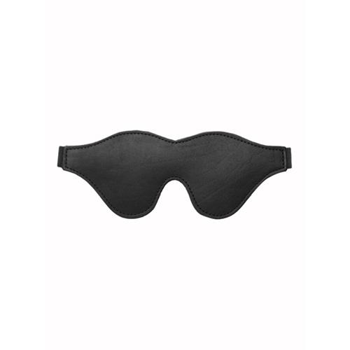 Strict Leather Augenbinde mit schwarzem Fleecefutter - Farbe: Schwarz