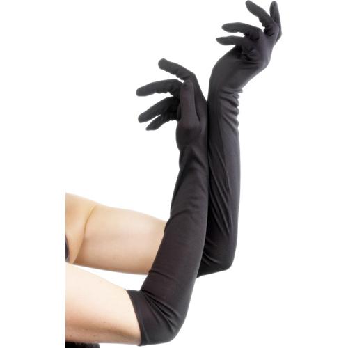 Fever Lange Handschuhe Schwarz Wei Rot - Auswahl: Handschuhe in Schwarz
