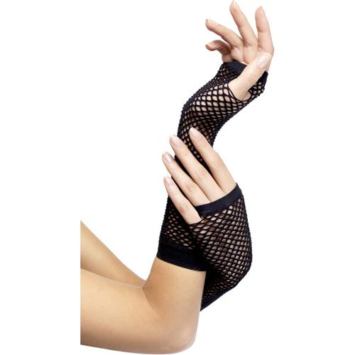 Fever Fingerlose Handschuhe - Auswahl: Netzmaterial Schwarz
