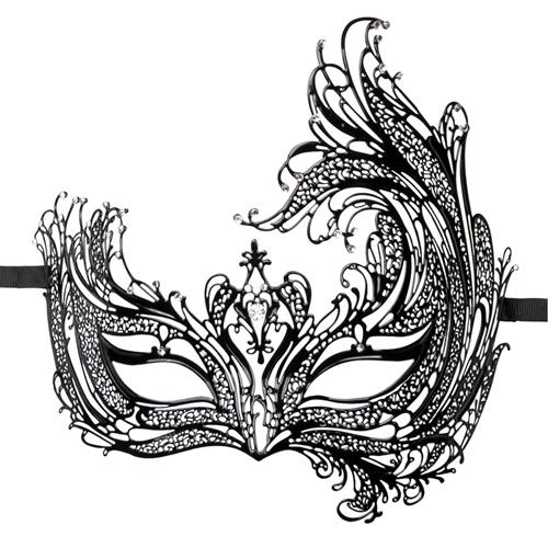Easytoys Fetish Collection Easytoys Collection venezianische Maske Metall - Auswahl: Maske 5 Schwarz