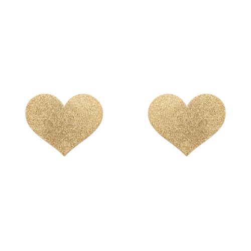 Bijoux Indiscrets Nippelaufkleber - Auswahl: Gold Herz