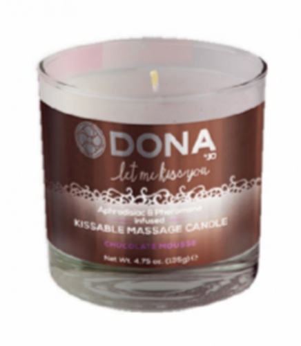 Dona-by-Jo Dona Kissable Massagekerze Schokolade - Farbe: Wei� - Menge: 135gr