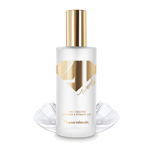 Bijoux Indiscrets Twenty One 2in1 Massagegel 100 ml - Farbe: Durchsichtig - Menge: 100ml