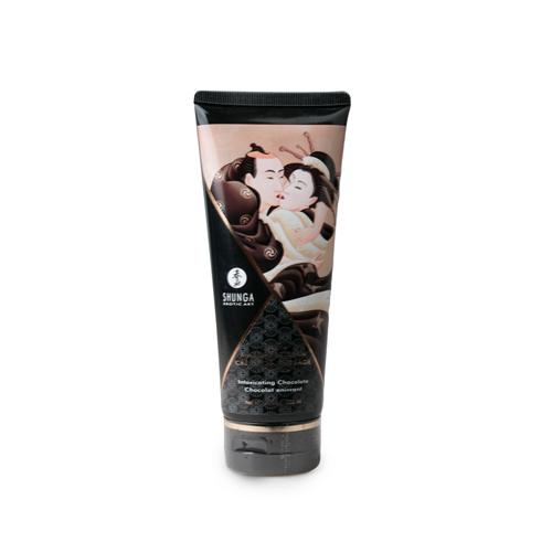 Shunga Kissable Massagecreme - Schokolade - Farbe: Wei� - Menge: 200ml