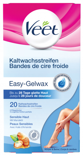 VEET Kaltwachsstreifen fr sensible Haut 20 Stck