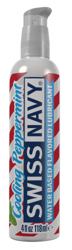 Swiss Navy Flavors Lubricant Cooling Peppermint 4oz (118ml)