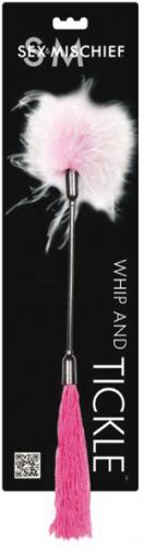 Sportsheets Whip & Tickle - Farbe: Pink-Weiss