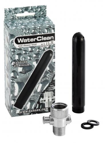 Dansex WaterClean Anal Shower Head Alu-X - Farbe: Schwarz