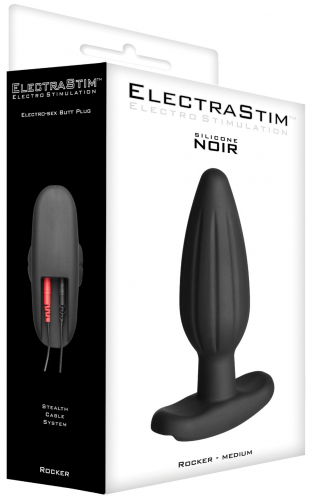 ElectraStim Rocker Medium Butt Plug - Farbe: Schwarz