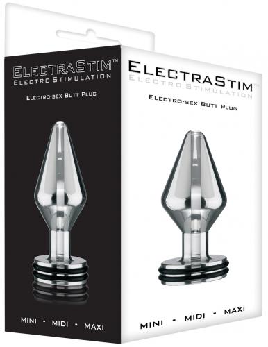 ElectraStim Midi Electro Butt Plug - Farbe: Chrom