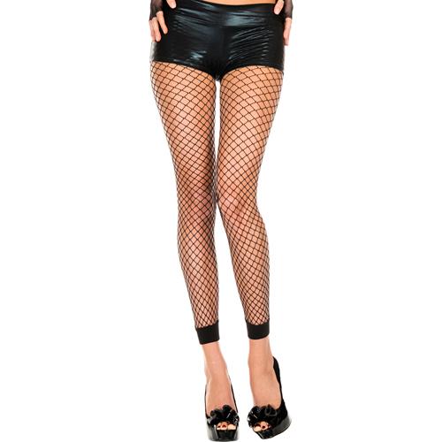 Music Legs Fishnet Legging - Farbe: Schwarz