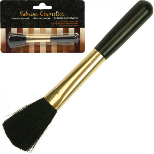 EDC Retail B.V. Kosmetikpinsel schwarz/gold 12,5 x 2,5 cm Luxus