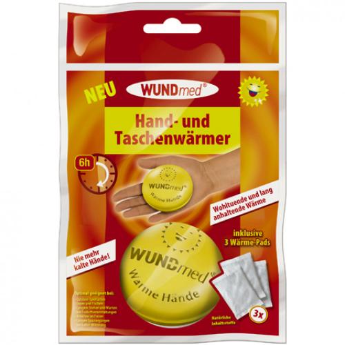 WUNDmed Handwrmer Runddose 6,5cm mit 3 Heizpads
