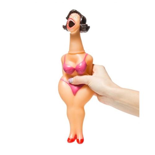 Markenlos Schreiend Frau Spassartikel - Farbe: Pink