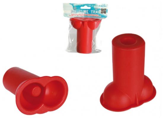 Markenlos Penis Eiswrfelform Rot
