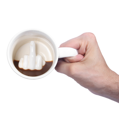 Markenlos Kaffeetasse Fick dich