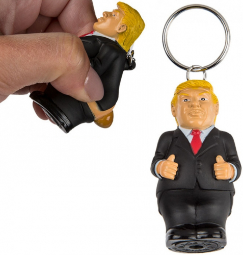 Markenlos Drckfigur: US Prsident Donald Trump