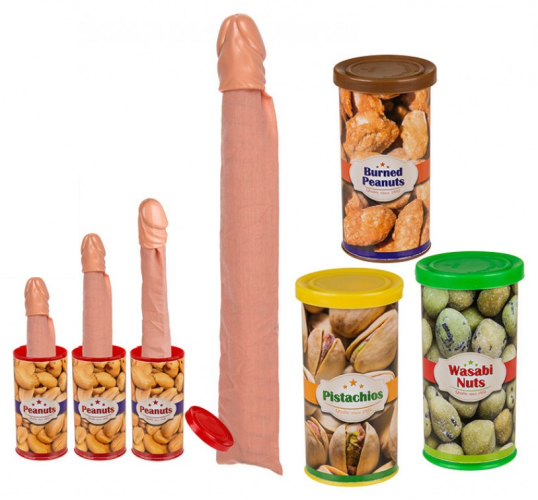 Markenlos Pop-up Penis in einer Dose