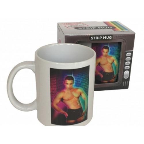 Markenlos Magischer Kaffeebecher Strip - Mann