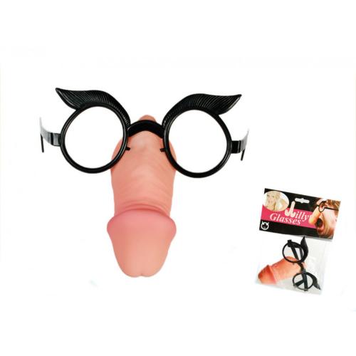 Markenlos Brille mit Penisnase