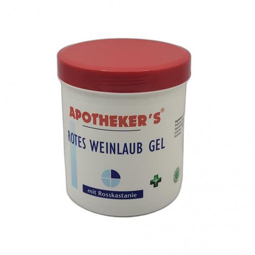 Apothekers Creme 250ml - Auswahl: Rotes Weinlaub Gel 