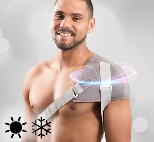 InnovaGoods Schulterbandage mit Wrme und Klte Gel