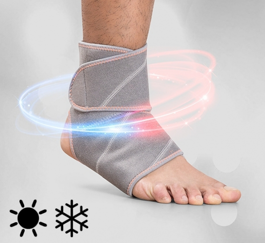 InnovaGoods Knchelbandage mit Wrme und Klte Gel